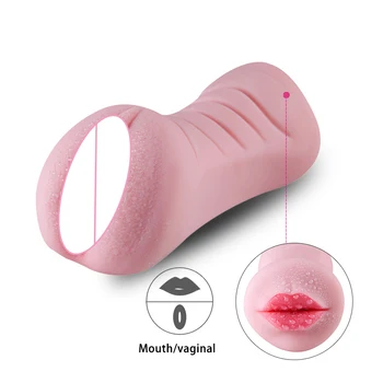 Jucarii sexuale Pentru Bărbații cu Penisul Masaj Silicon Aeronave Ceașcă de nici un Vibrator Real Pasarica Vagin 3D Gura Adanc pe Gat pentru Adulti Jucarii Sexuale