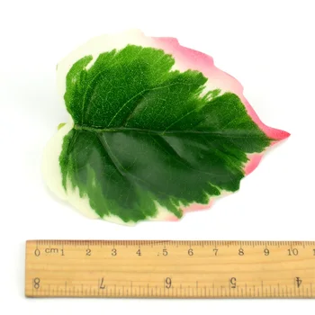 1 Buchet/ieftine de 18 Frunze Artificiale Verde Raionul Tropicale cu Frunze De Partid Luau Decoratiuni Fals Copac Bonsai Părți de Plante