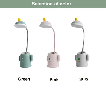 Birou LED Ochi Lampă de Școală Primară Și Secundară Elevii Dormitor USB Reîncărcabilă Copii Stilou Titularul Lampă de Birou