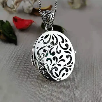 S925 Argint Pandantive Vechi Palat Granat Gol Gawu-Cutie de Agatat Ornament Pura Argentum Bijuterii pentru Femei de Valentine