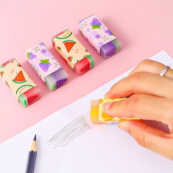 1 Buc Drăguț Kawaii Creative fructe Radiera Cauciuc Papetarie Scoala de Aprovizionare Noutate Minunat Eraser