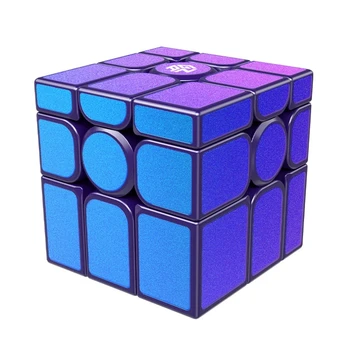 GAN 3x3 m Mirror Cube 3X3x3 Magnetic Cub Profesional Puzzle Jucărie Antistres UV Exprimate Filmate Cadouri pentru Copii Gan Oglindă uv M Toy