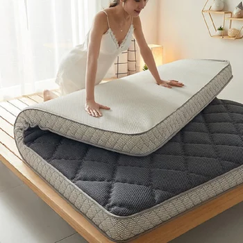 Saltea Latex-Saltea 10cm Pat Mettress de Înaltă Densitate Bază Saltea Mobilier de Dormitor Salteaua de Dormit Saltele pe Podea Tatami