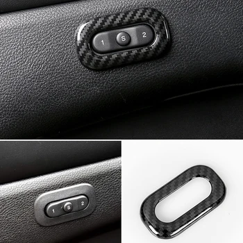 ABS fibră de Carbon Pentru Jeep Grand Cherokee 2016 2017 Scaun de Masina de memorie buton Capac Ornamente de Styling Auto Accesorii 1buc