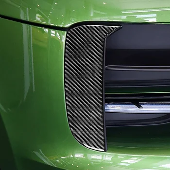 Pentru Porsche Macan 2019 2020 2021 Produs Nou 2 BUC Fibra de Carbon Ceață de Lumină Panoul de Sport Kit Accesorii Auto
