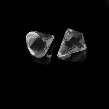 10 Bucati 30mm Cristal de Diamant Bilă de Culoare Clară de Iluminat din Sticlă Bile Piese Pentru Nunta Feng Shui X-MAS Decor