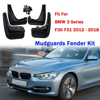 Rimă 4buc Apărători de noroi Aripa Roata Kit de Noroi apărătoare de noroi se Potrivesc Pentru BMW Seria 3 F30 F31 2012-2018 Accesorii Auto