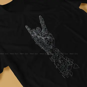 Moda Rock Barbati Tricou Cool Muzica Heavy Metal Unic, Tee Shirt Short Sleeve Crewneck T-Shirt Din Bumbac Cadou