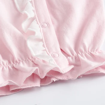 Kavkas Copilul Pijamale Manșon Complet O Gatului Bumbac pentru Fete Pijamale Îmbrăcăminte Nou-născut Salopetă 3m 6m 9m Roupa De Bebes