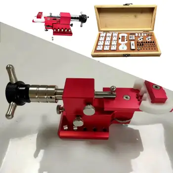 Reglabil Deschizator de Caz Ceas Ceas de mână Capac Spate Demontare Trageți de Reparații w/ Kituri pentru Ceasornicar Roșu