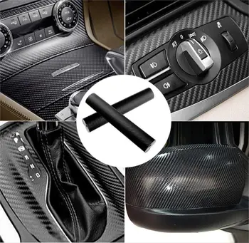 3D Fibra de Carbon Decalcomanii Autocolante Auto pentru BMW X1 X5 X6 E71 Z4 E89 3 Seria 5 E90 E91 E60 E87