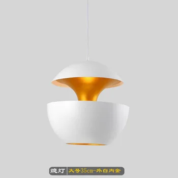 Nordic Linie Geometrică Pandantiv cu Led-uri de Lumină Wireflow design agățat pandantiv lampă industrială Fire Reglabil Lustru luminari