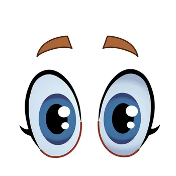 Ochii minunat de Desene animate Distractiv globilor oculari Masina Autocolant Decal PVC Autocolant Auto 16CM*13.8 CM