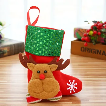 Șosete crăciun Pandantiv Ciorapi de Decor pentru Acasă Bradul de Crăciun Cadou de Ambalare Saci de Crăciun, An Nou Fericit