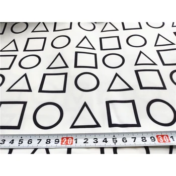 1.4 m*0,5 m de desene animate tesatura de tip boutique panza de imprimare manual diy canapea tesatura de acoperire față de masă Nordic Pentru Cusut Țesături Pe Metru