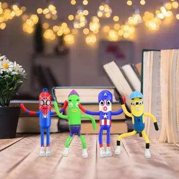 4BUC Joc de Desene animate Caracter Papusa Nimeni Cârnați Jucărie de Pluș Drăguț Moale Animal de Pluș Jucării pentru Copii Pentru Baieti Cadouri Cârnați Jucărie