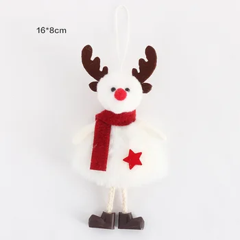 4buc/lot om de Zăpadă Elan Pandantive Pentru Decorațiuni pentru Bradul de Crăciun Anul Nou 2023 Xmas Copii Cadouri de Crăciun Ornamente de Crăciun