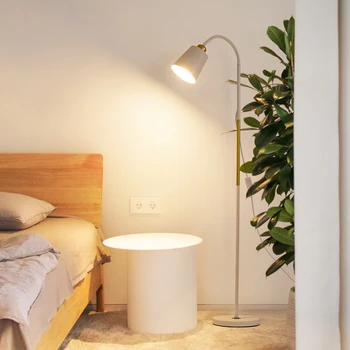 Lampa de podea cu LED ochelari de protecție simplu și modern Nordic camera de zi dormitor studiu de pescuit vertical lampa de podea