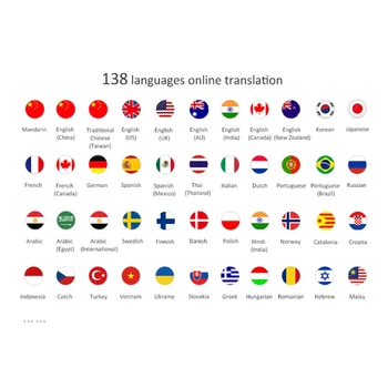 B03F Translator de Limbă Instrument de Limbaj Instant Translator Timp Real, 138 De Limbi Afaceri Inteligent Instant Translator de Limbă