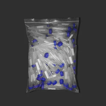 100buc/sac de 10 ml Tub de Centrifugă cu Scară Tub de Centrifugă de Laborator Accesorii Tub de Centrifugă Con Albastru de Jos