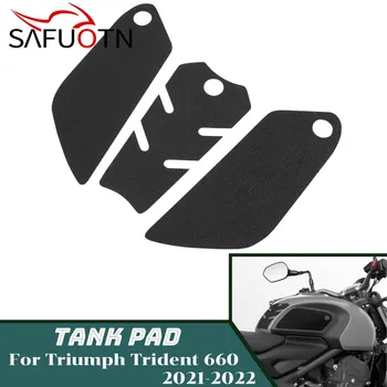 Pentru Trident 660 Gaz Combustibil Capac Autocolant Motocicleta Genunchi Prindere Rezervor Tampon Protector Caz pentru Triumful Trident660 2021 2022 Accesorii