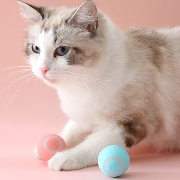 Gravitațională Inteligent Minge de Rulare Electric Cat Mingea Jucării Animale de companie Jucărie Interactiv pentru Pisici de Formare de Auto-mișcare Pisoi Jucarii