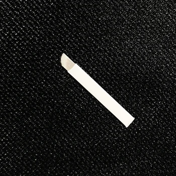 50 Buc 0,20 mm lama Microblading Ace 12U /14 U/16U/18u/ 21u Forma de Microblading Broderie Pen Pernement Machiaj Mașină