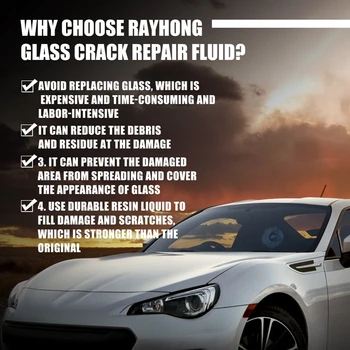 Sticlă Auto Nano Reparații Lipici Lichid Parbriz Auto Reparare De Rășină De Cracare De Sticlă Kit De Reparare De Sticlă Corector Auto Crack Repararea
