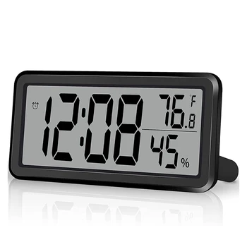 Digital Ceas Deșteptător,Ceas de Birou,cu Baterii LCD Ceas Electronic Decoratiuni Pentru Dormitor, Bucătărie, Birou
