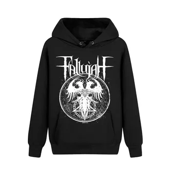 12 Modele Fallujah Pollover Tricou Moale Frumos WarmRock Hanorace Negre Punk, Heavy Death Metal Sudadera Demon Ochi Fleece