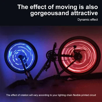 Roată de bicicletă Vorbit Lumină Modul 3 LED Neon Impermeabil Biciclete de Siguranță lampa de control Ușor de A Instala Accesorii pentru Biciclete cu Baterie