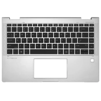 Laptop Tastatură US Top Caz Pentru HP EliteBook X360 1040 G5 G6 zonei de Sprijin pentru mâini Capacul cu Tastatura engleză de Argint C Shell 6070B1319801