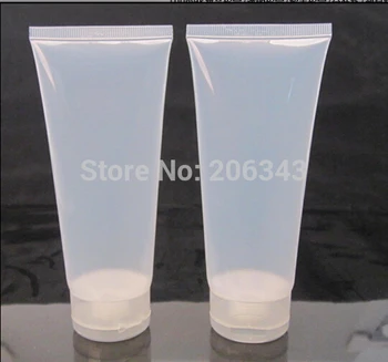 100ml transparent tub moale sau mildy se spală tub moale sau unt / handcream tub neted lucios