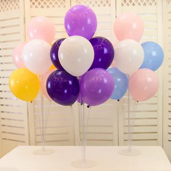 10 set balon masă float transparent suport aranjament decor mod de ghid balon cu stand balon display stand