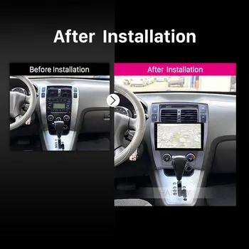 Harfey Android 10.0 10.1 inch Mașină de Unitate Cap Jucător de Radio de Navigație GPS Pentru Hyundai Tucson 2006 2007 2008-2013 Mâna Stângă de Conducere