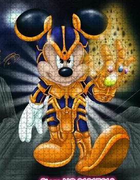 Disney 1000 Piese Puzzle Printesa Sirena Decor Mickey Mouse Castel pentru Copii Jocuri de Puzzle