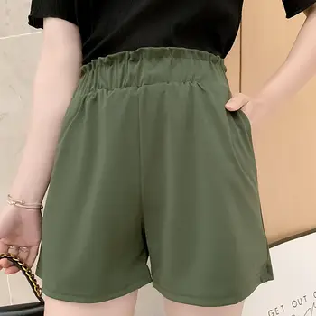 Pantaloni Scurți Femei Colorate Simplu Pur Stil Japonez, Moda Buzunare Talie Elastic Colegiul Versiune Elegant De Înaltă Calitate, De Sex Feminin Pantaloni