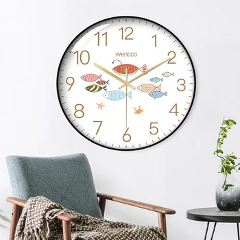 12 Inch 3D Nordic Moda Ceas de Perete Mut Cuarț Ceas Pumn Ceasuri de Perete pentru Casa Living Decorul Camerei