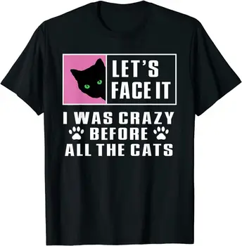 Crazy Cat Lady Să recunoaștem Stil Simplu Barbati Top de Vară Ulzzang Gotic Amuzante tricouri Chic Grunge unisex tricou Japoneze de Top 90