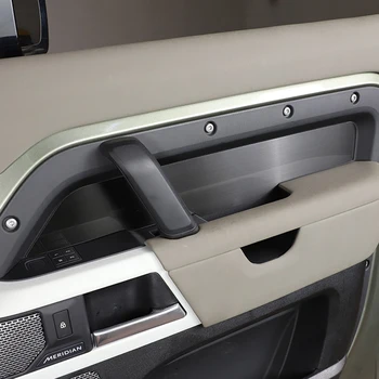 Din Oțel Inoxidabil Auto Ușă Interioară Panou Decorare Autocolant Pentru Land Rover Defender 110 2020-2022 Car Styling Interior Accesorii